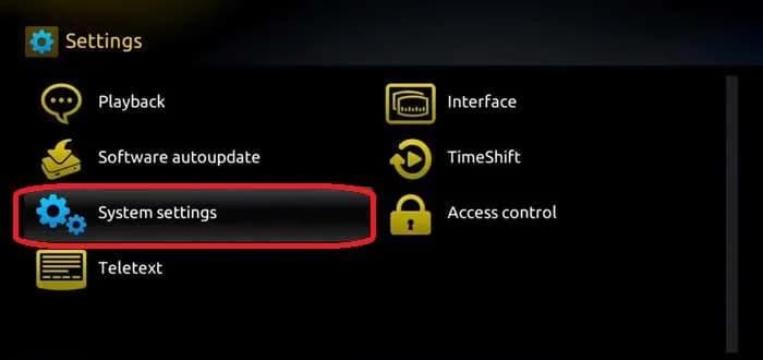 MAG — System settings